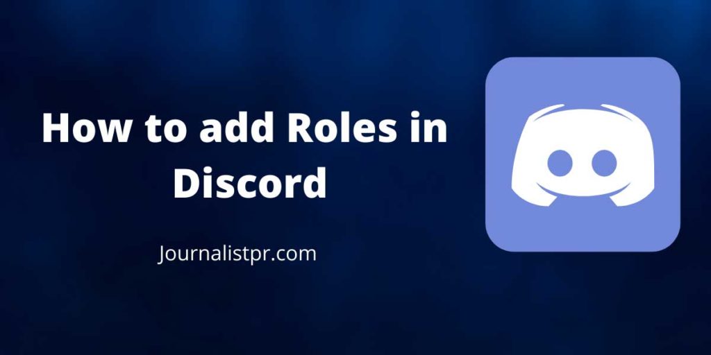 How to add Roles in Discord