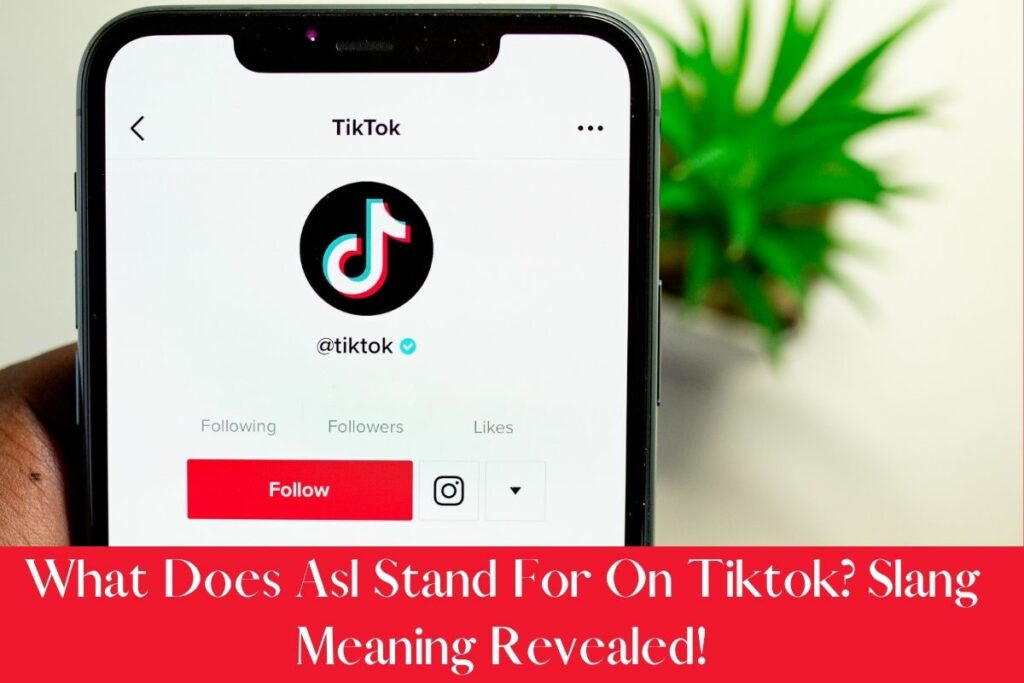 What Does Asl Stand For On Tiktok? Slang Meaning Revealed!