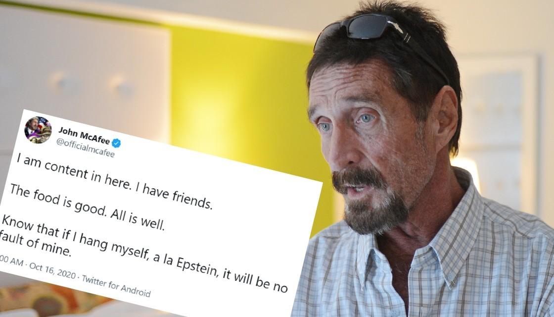 John McAfee Commits Suicide In Spanish Jail