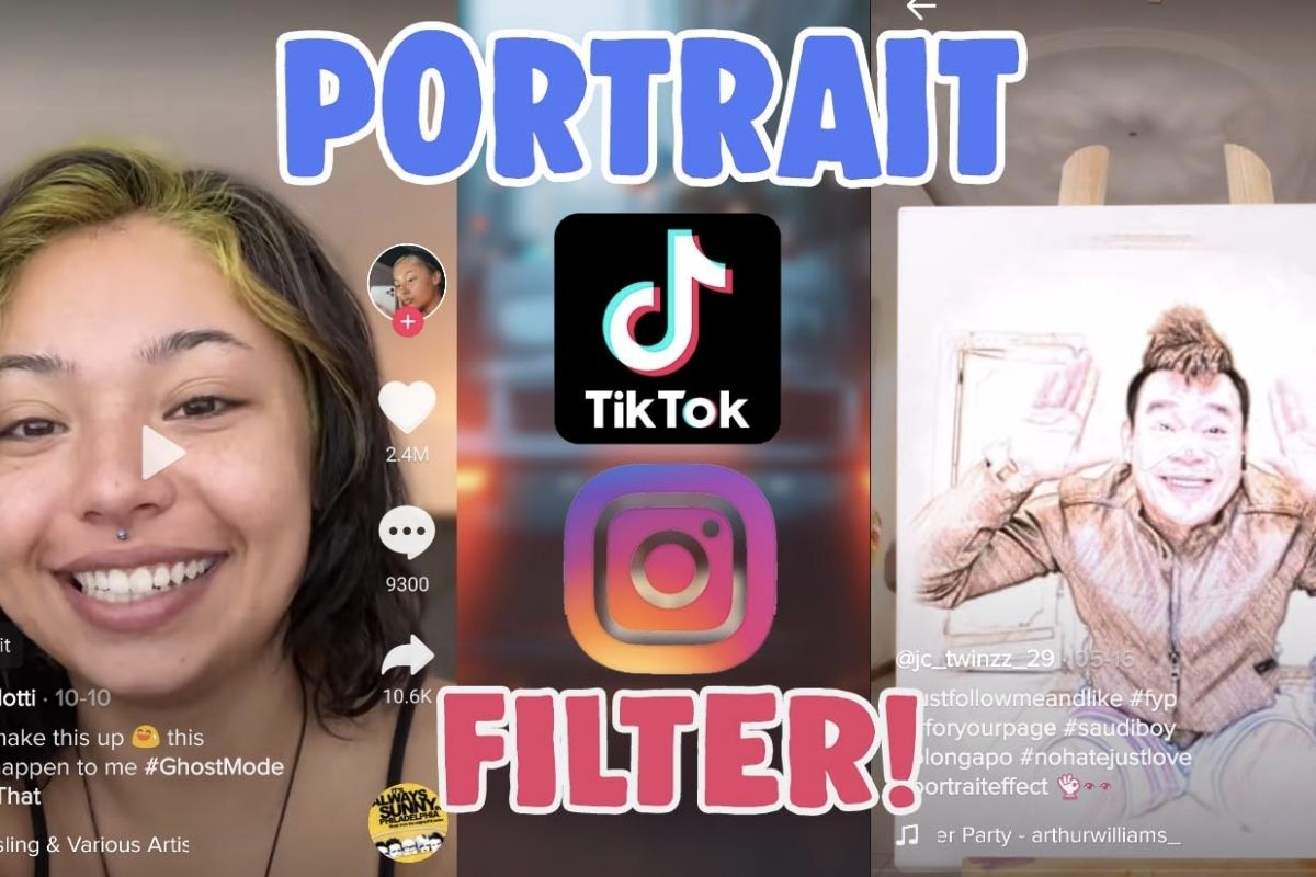 TikTok’s Portrait Filter