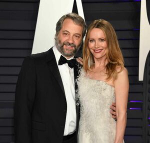 Judd Apatow with Leslie Mann