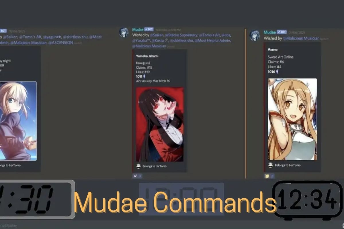 mudae commands
