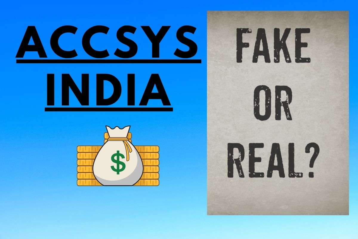 Accsys India Fake Or Real