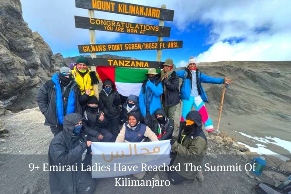 9+ Emirati Ladies Have Reached The Summit Of Kilimanjaro