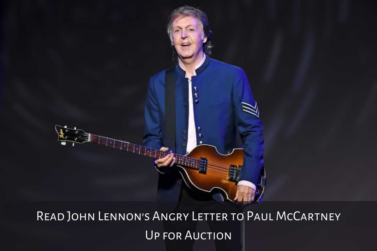 Read John Lennon's Angry Letter to Paul McCartney Up for Auction