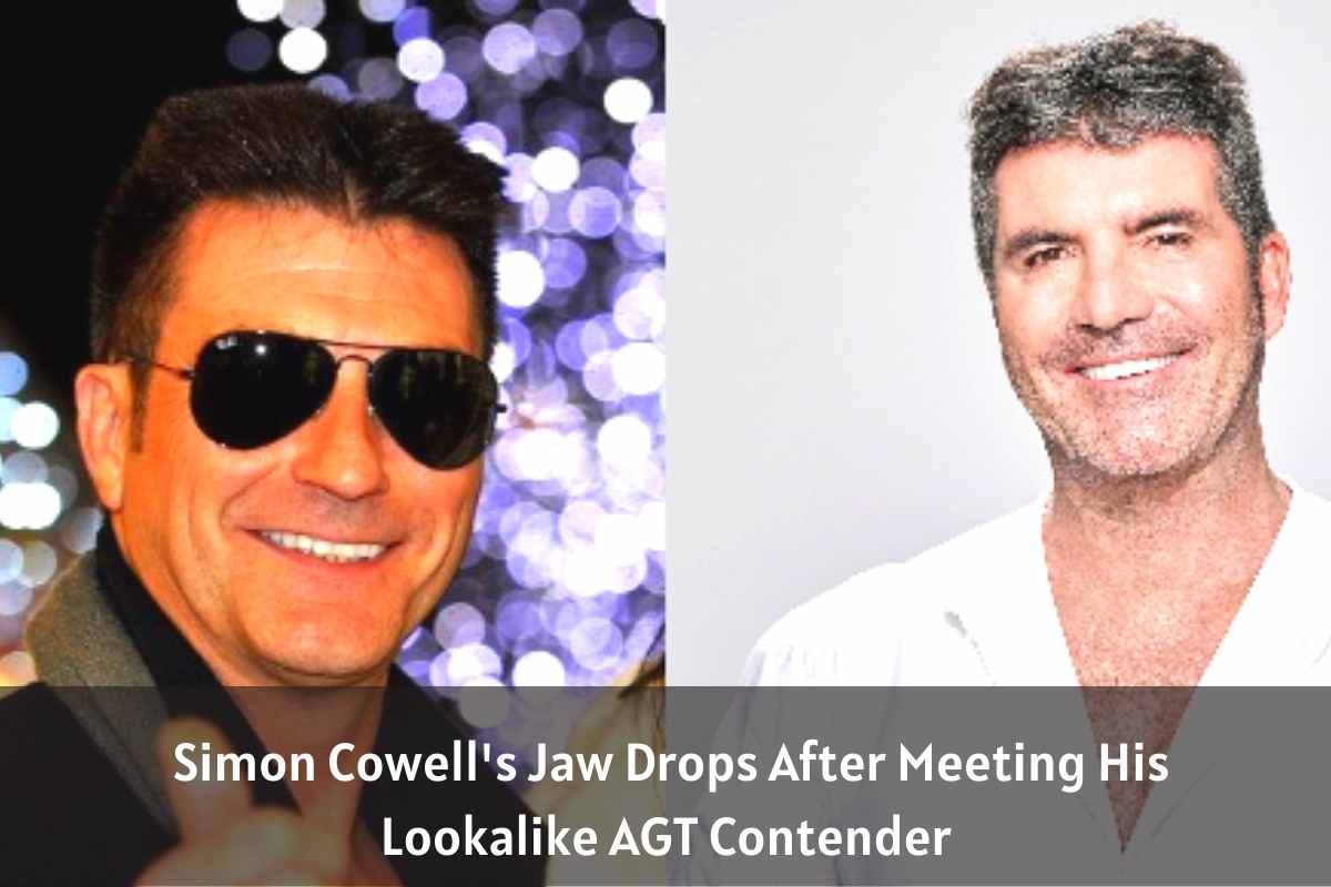 Simon Cowell's Jaw Drops After Meeting His Lookalike AGT Contender