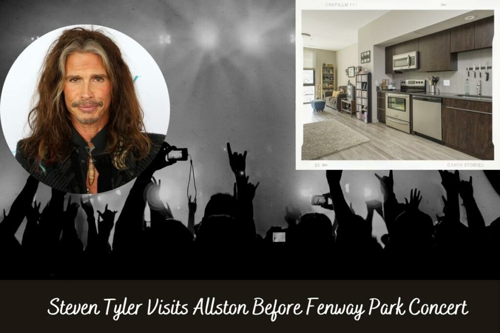 Steven Tyler Visits Allston Before Fenway Park Concert