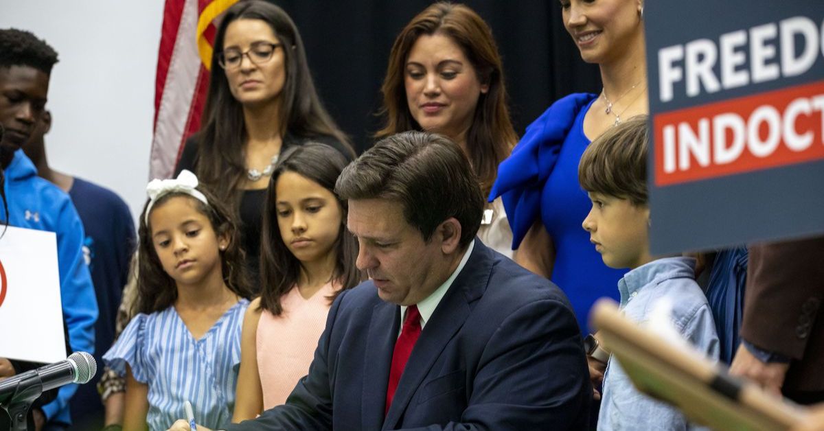 Positively Dystopian A Judge In Florida Blocks Desantis' Anti-woke Law For Colleges