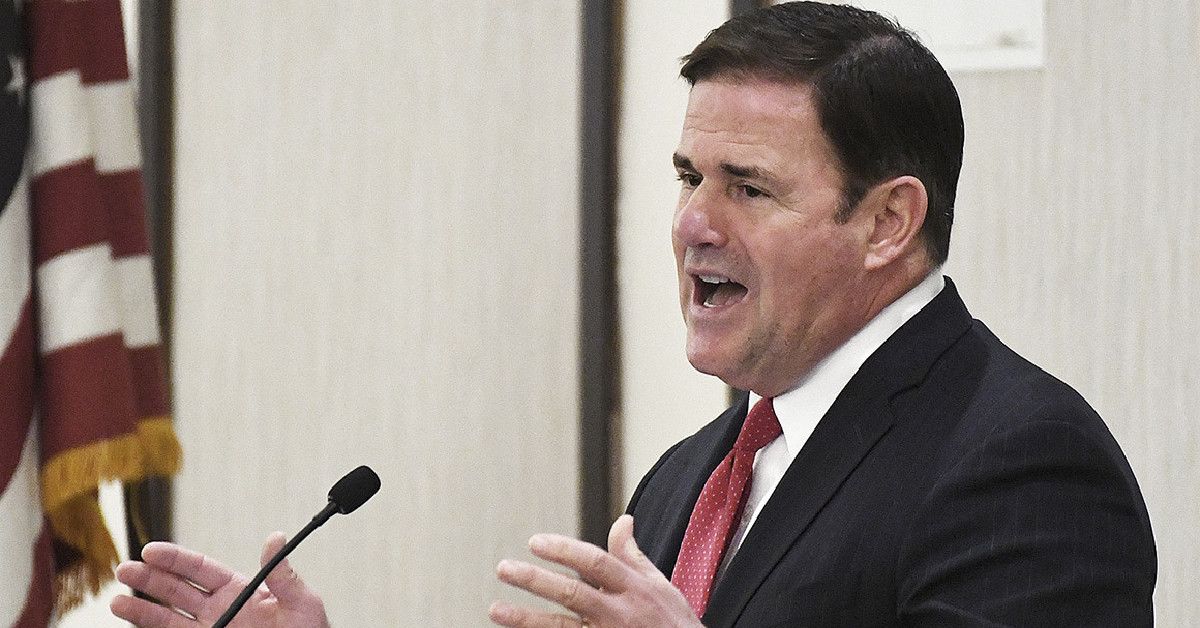 The Next Governor Of Arizona Is Happy, But The Republican Contender Hasn't Given Up