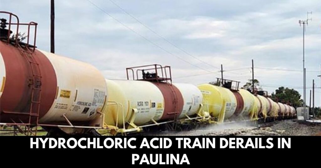 Train Derails In Paulina