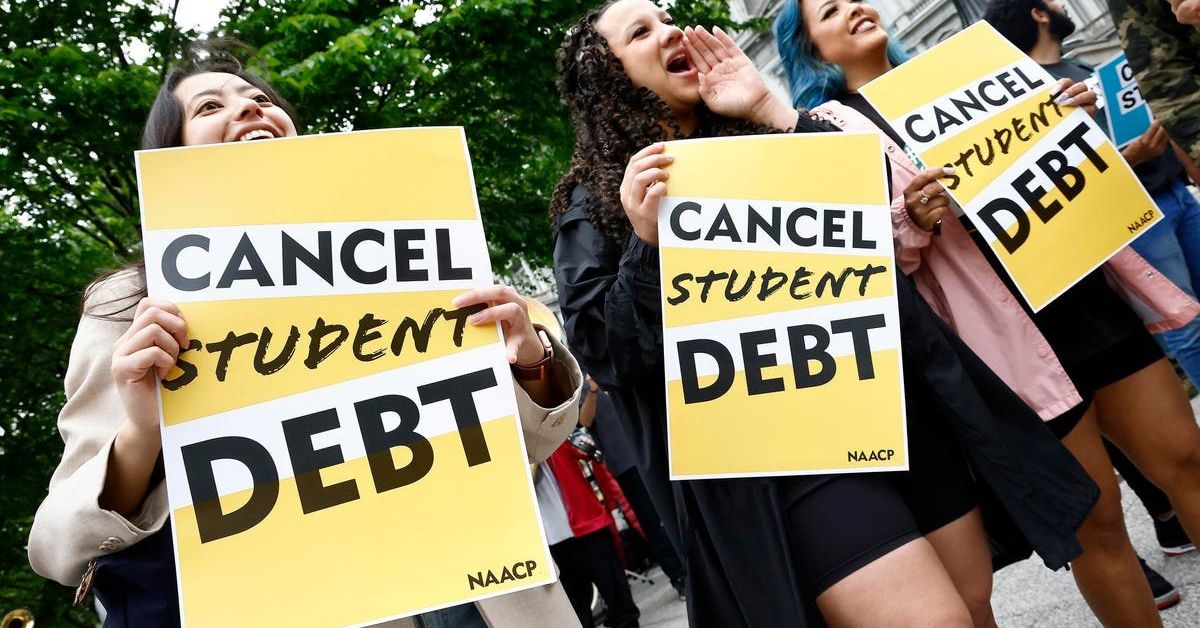 Biden's Plans To Help People Pay Off College Loans Will Cost A "Unknown Sum," Say GOP Lawmakers.