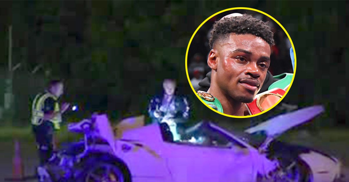 Errol Spence's Car Was Totaled In An Accident Caused By A Young, Unlicensed Driver
