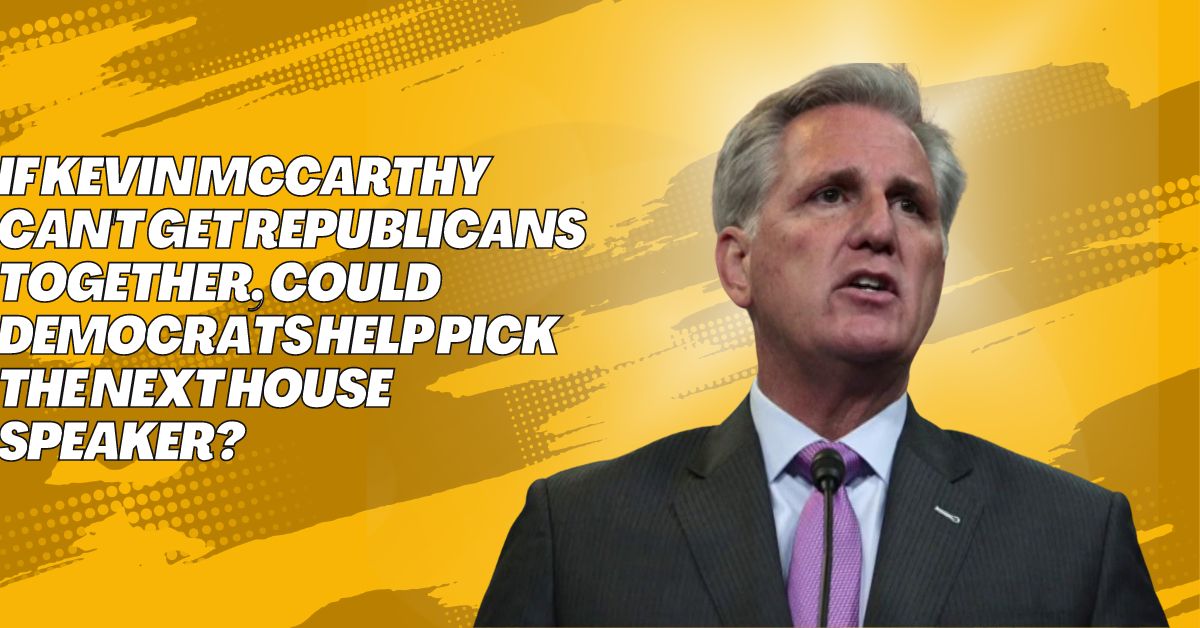 If Kevin McCarthy Can't Get Republicans Together, Could Democrats Help Pick The Next House Speaker?