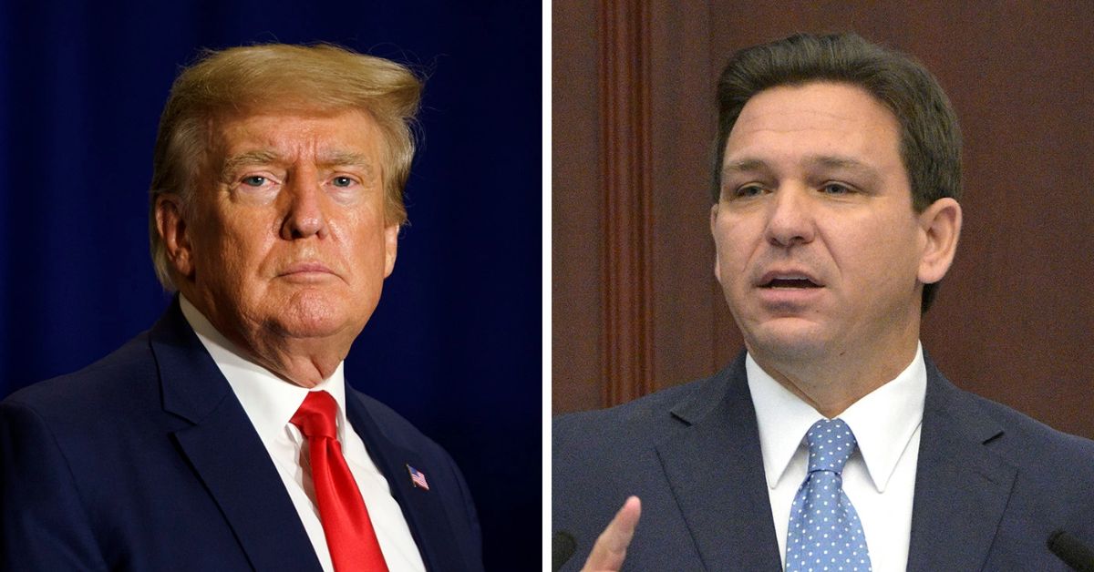 In A New Poll Of Republicans, Desantis Beats Trump By 23 Points