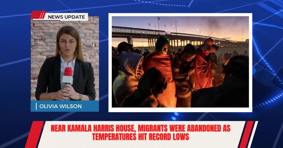 Near Kamala Harris House, Migrants Were Abandoned As Temperatures Hit Record Lows