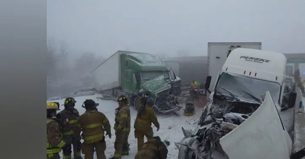 At Least 3 People Have Died In A Winter Storm Crash In Ohio That Involved 46 Cars