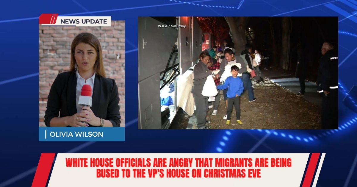 White House Officials Are Angry That Migrants Are Being Bused To The VP's House On Christmas Eve