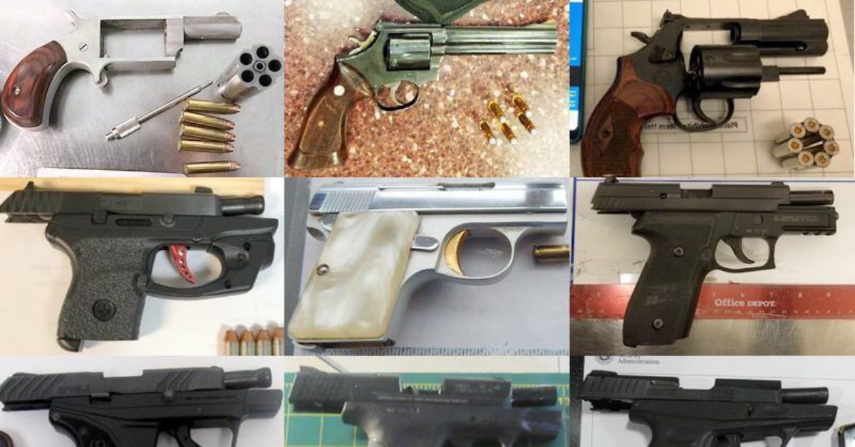 The Most Guns Were Taken Away From Passengers At These US Airports