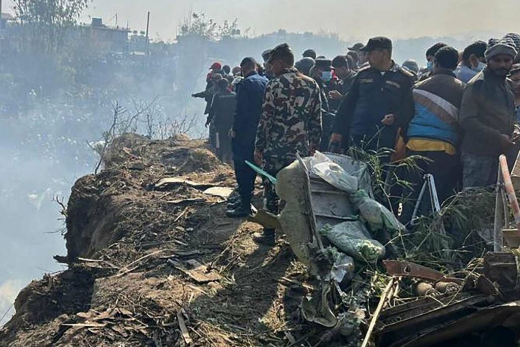 Yeti Airlines Plane Crashed in Pokhara Nepal, Killing at Least 32 People