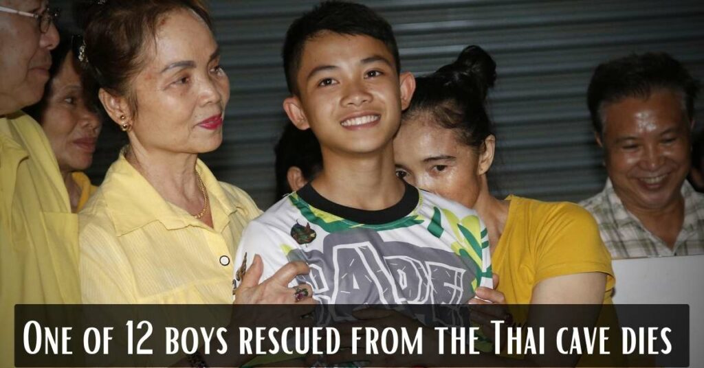 One of 12 boys rescued from the Thai cave dies