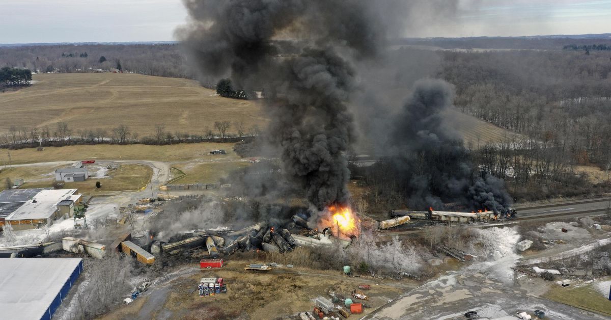 The Toxic Waste From The Derailed Train In Ohio Is On Its Way To Texas
