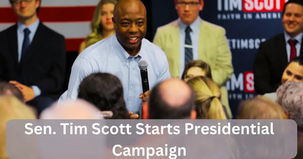 Sen. Tim Scott Starts Presidential Campaign