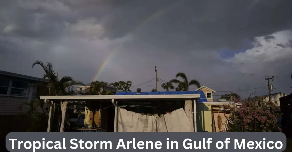 Tropical Storm Arlene in Gulf of Mexico